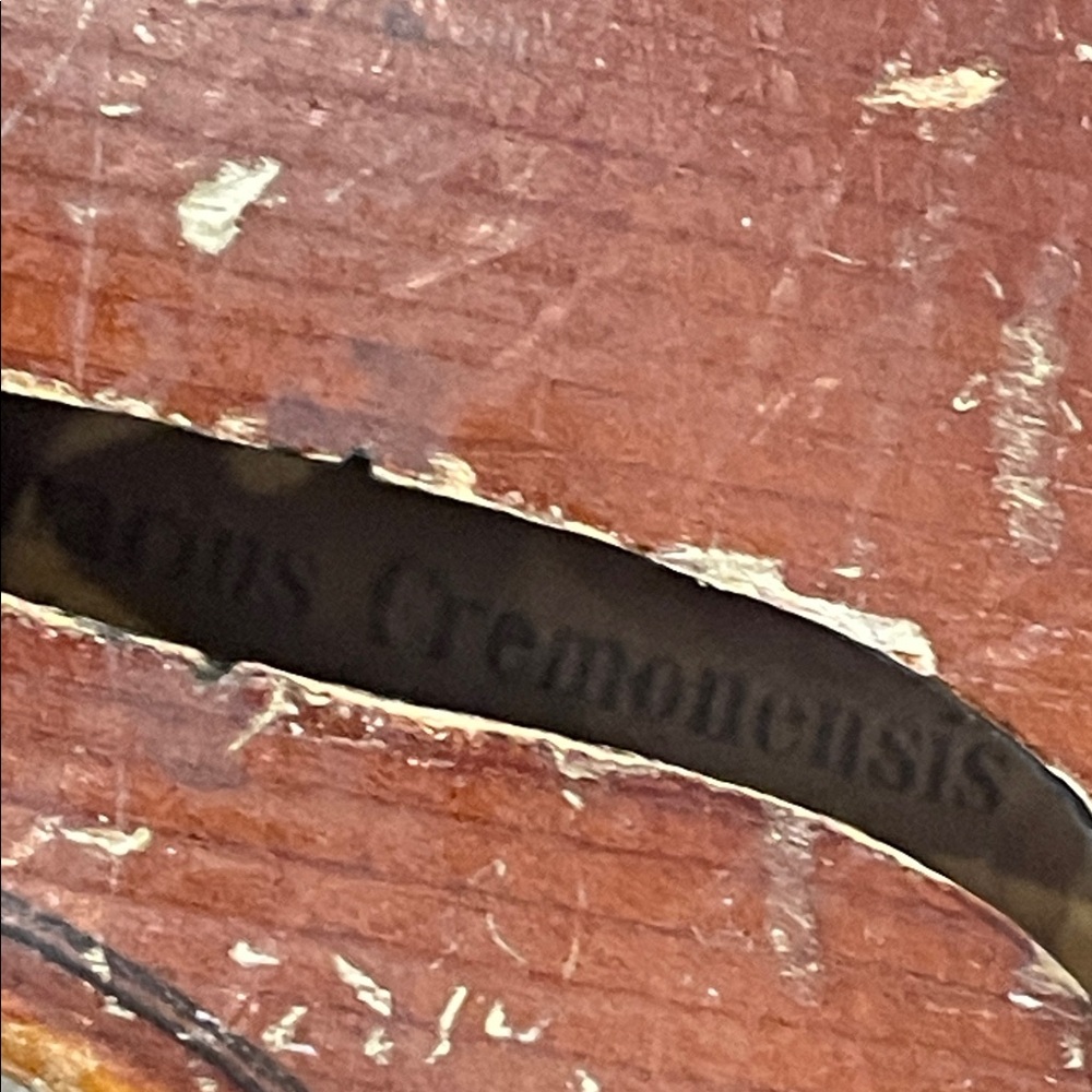 Stradivarius Rustic Brown Violin  ~ Label inside - Picture 8 of 13